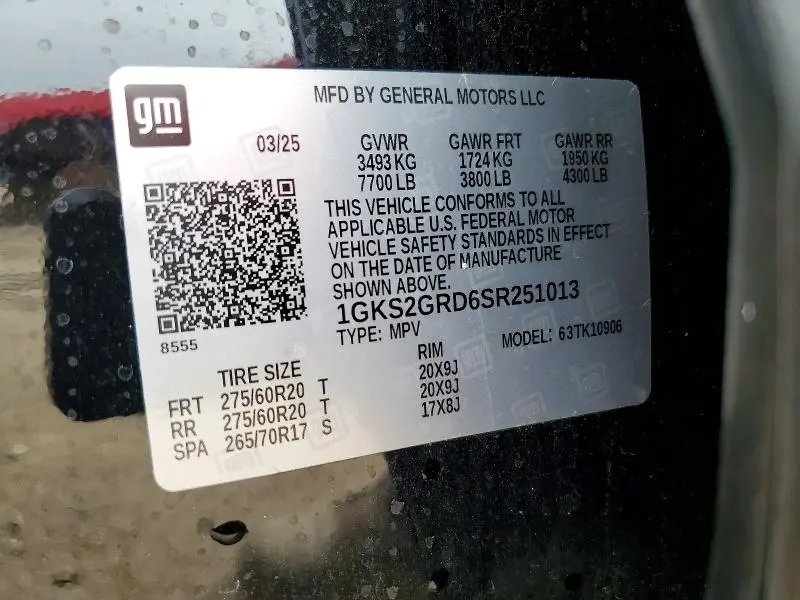 2025 GMC YUKON XL ELEVATION  