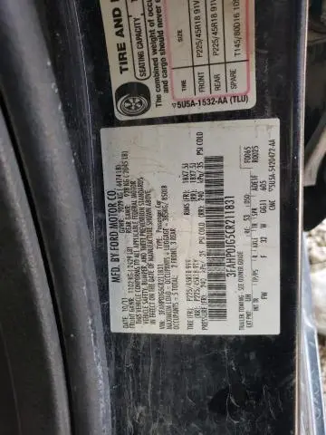 2012 FORD FUSION SEL