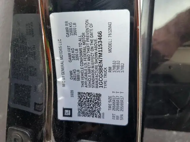 2021 CHEVROLET COLORADO