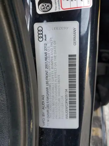 2015 AUDI A6 PREMIUM PLUS  