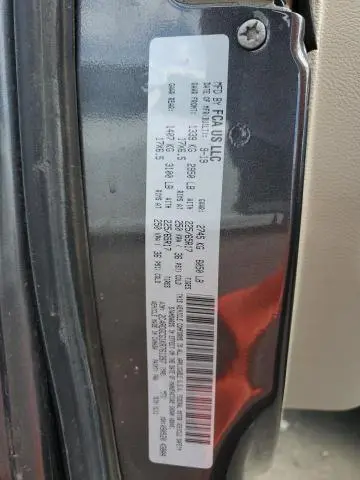 2019 DODGE GRAND CARAVAN SXT  