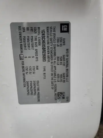 2011 CHEVROLET SUBURBAN C1500 LS  