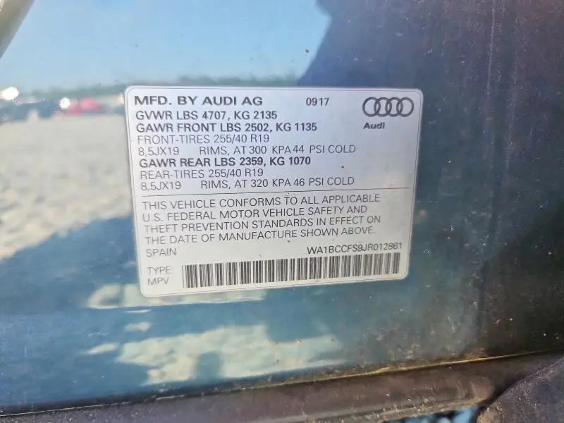 2018 AUDI Q3 PREMIUM  