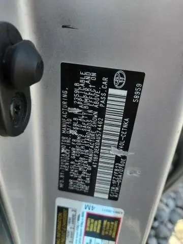 2010 TOYOTA CAMRY BASE  