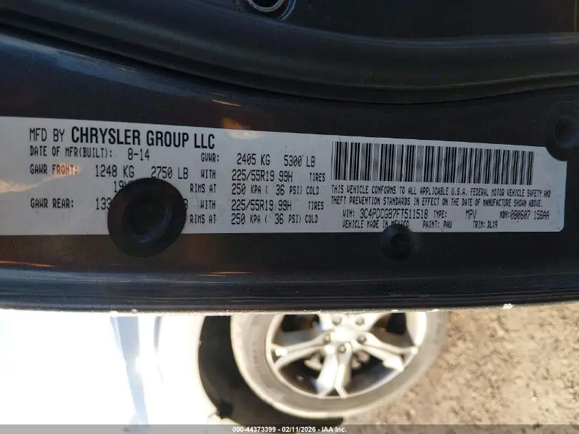 2015 DODGE JOURNEY CROSSROAD