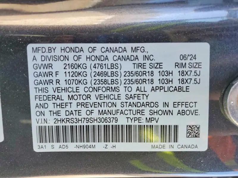 2025 HONDA CR-V EXL  