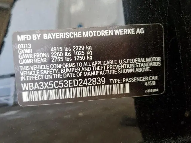2014 BMW 328 XIGT  