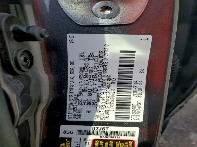 2013 TOYOTA TUNDRA DOUBLE CAB SR5  