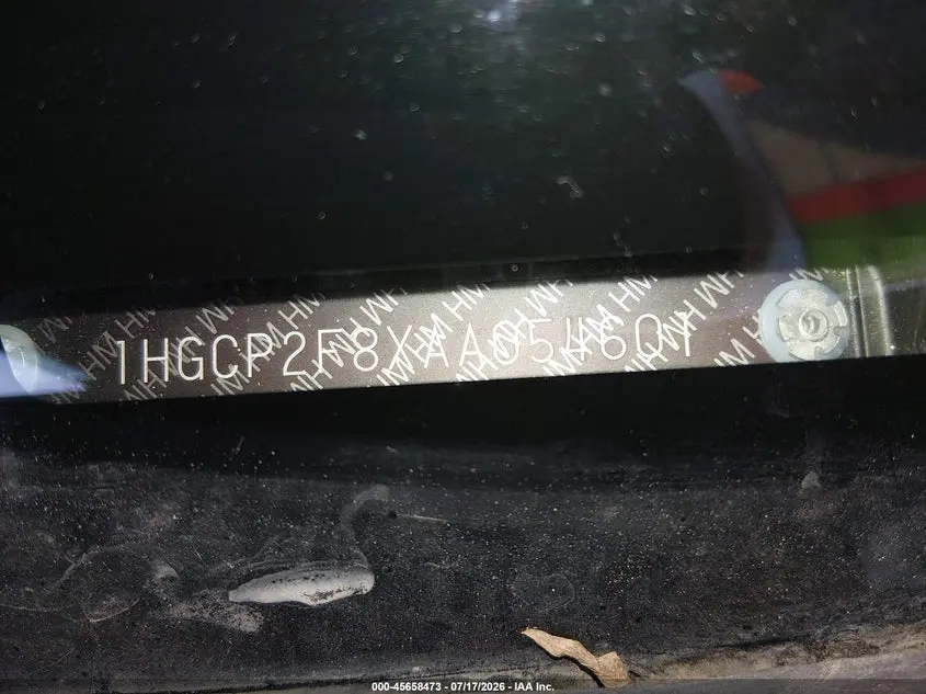 2010 HONDA ACCORD 2.4 EX-L
