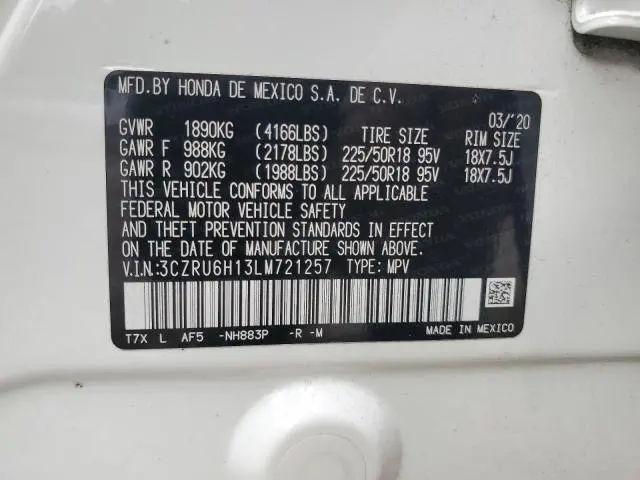 2020 HONDA HR-V SPORT  