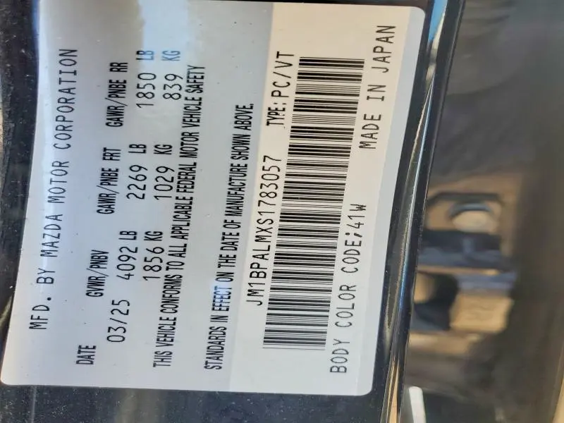 2025 MAZDA 3 PREFERRED  