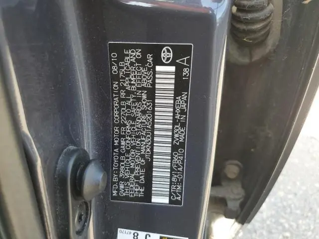 2010 TOYOTA PRIUS   