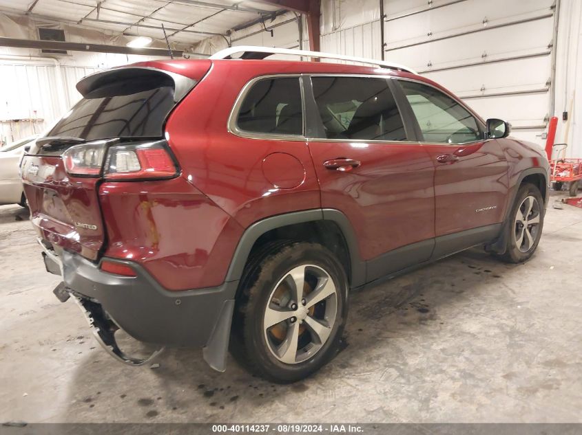 2019 JEEP CHEROKEE LIMITED 4X4