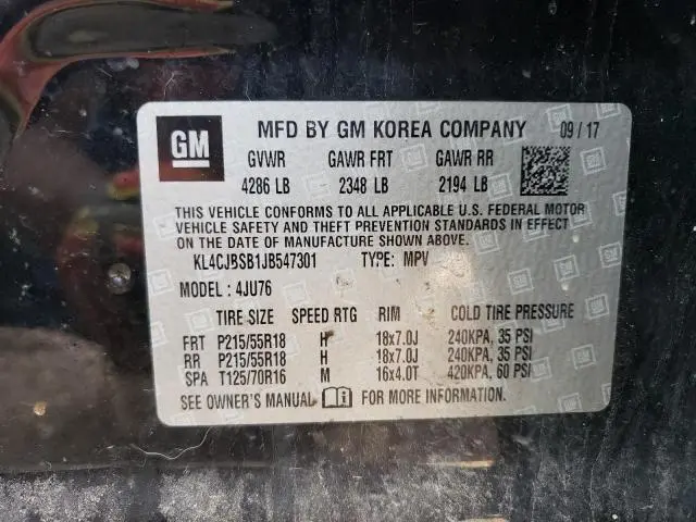 2018 BUICK ENCORE PREFERRED II  