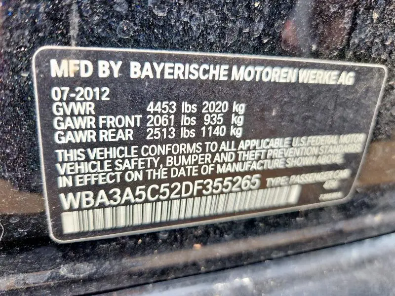 2013 BMW 328 I  