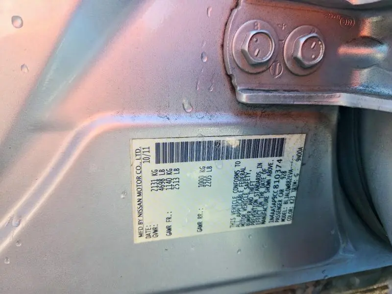 2012 NISSAN MAXIMA 3.5 S  