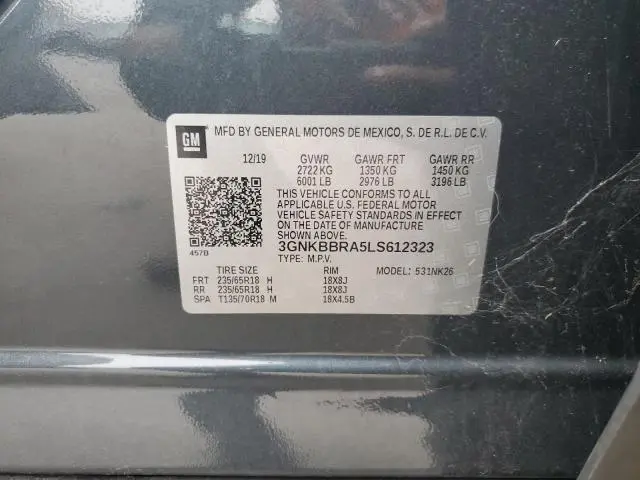 2020 CHEVROLET BLAZER 1LT  