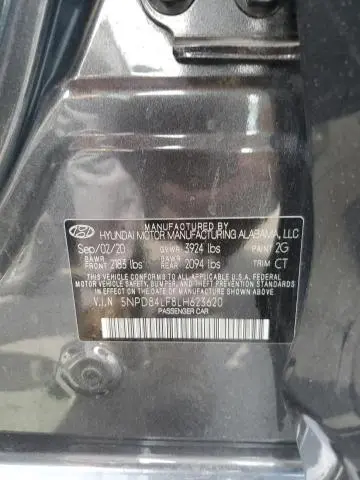 2020 HYUNDAI ELANTRA SEL