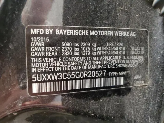 2016 BMW X4 XDRIVE28I  
