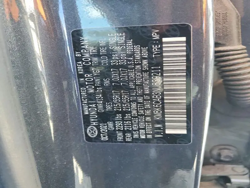 2022 HYUNDAI KONA SEL  