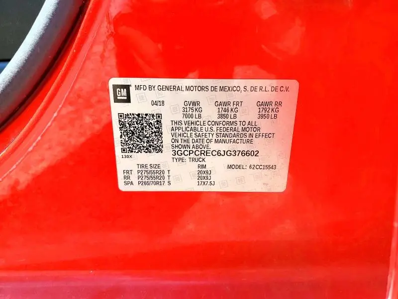 2018 CHEVROLET SILVERADO C1500 LT  