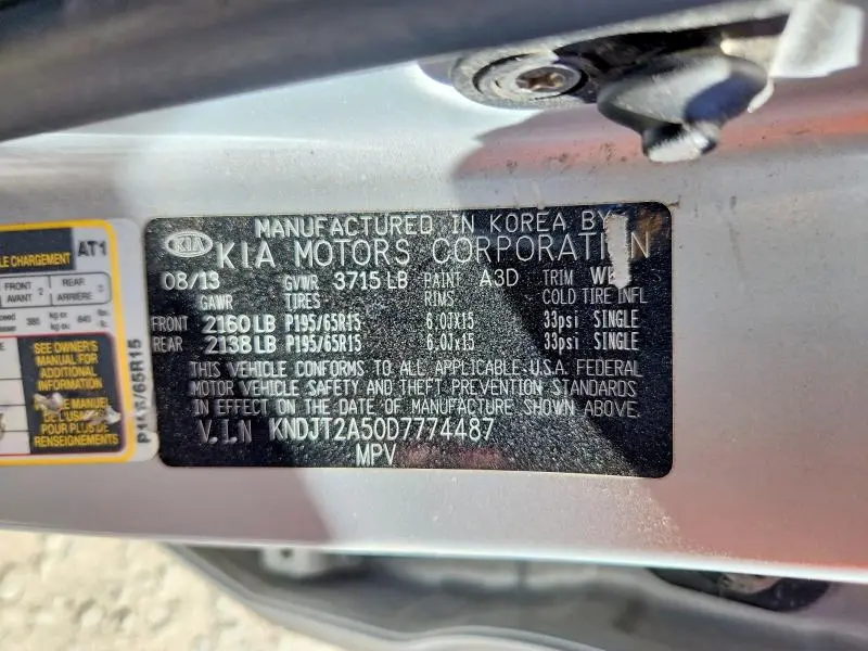 2013 KIA SOUL BASE  