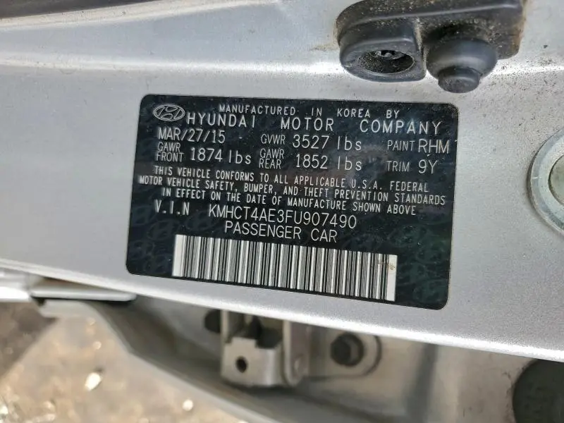 2015 HYUNDAI ACCENT GLS  