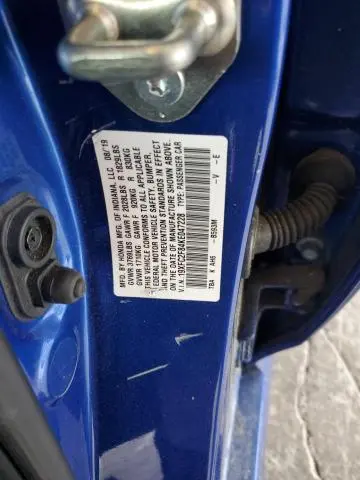 2019 HONDA CIVIC SPORT  