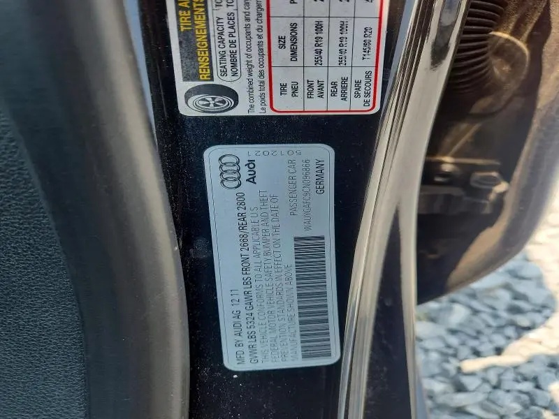 2012 AUDI A7 PREMIUM PLUS  