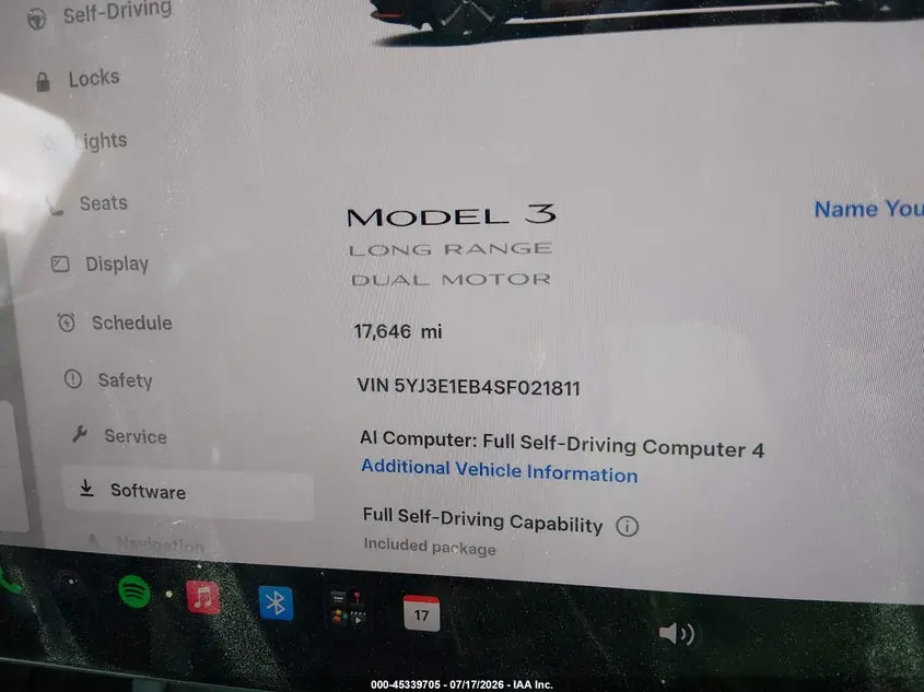 2025 TESLA MODEL 3 LONG RANGE ALL-WHEEL DRIVE