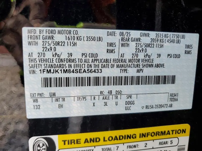 2025 FORD EXPEDITION MAX PLATINUM  
