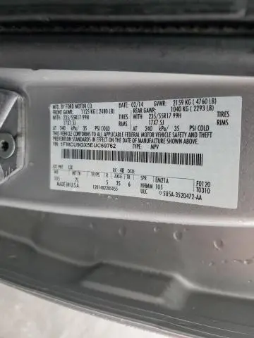 2014 FORD ESCAPE SE  