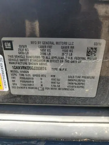 2016 GMC ACADIA SLT-1  
