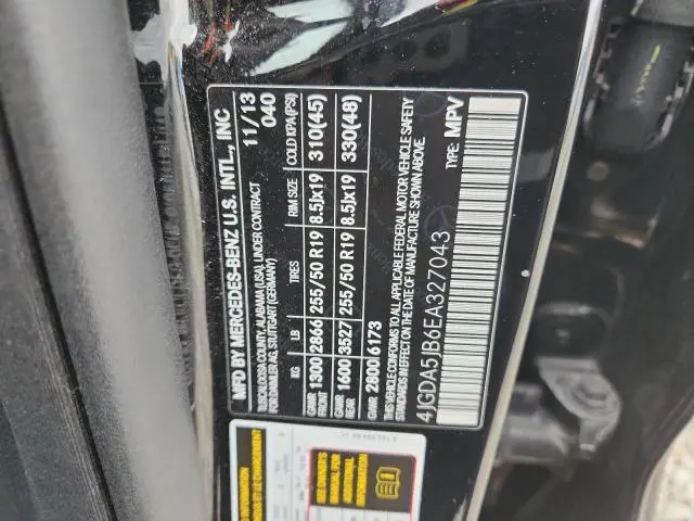 2014 MERCEDES-BENZ ML 350  