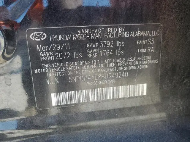 2011 HYUNDAI ELANTRA GLS  