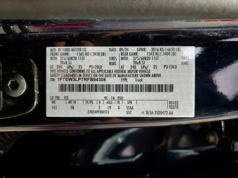 2024 FORD F150 XLT  
