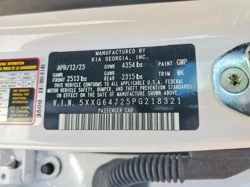 2023 KIA K5 GT LINE  