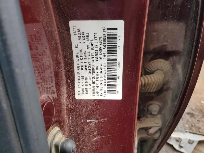 2014 HONDA ACCORD EXL  