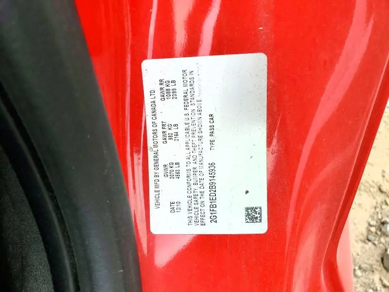 2011 CHEVROLET CAMARO LT  