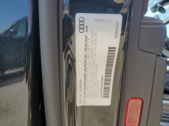 2018 AUDI S4 PRESTIGE  