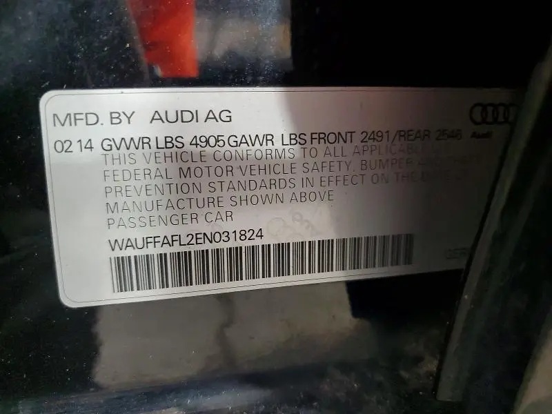 2014 AUDI A4 PREMIUM PLUS  