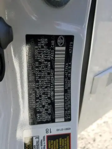 2018 TOYOTA AVALON XLE  