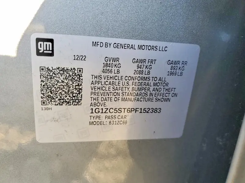 2023 CHEVROLET MALIBU LS  