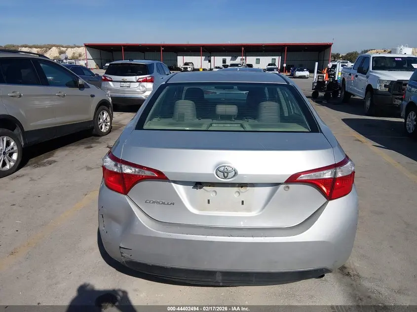 2016 TOYOTA COROLLA L