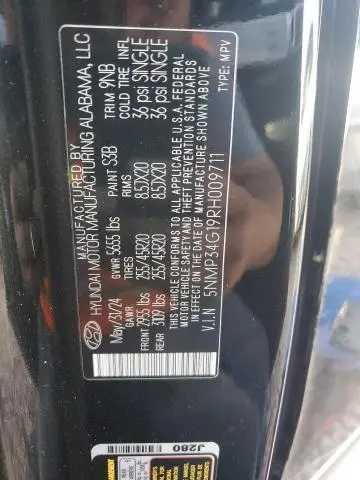 2024 HYUNDAI SANTA FE LIMITED  