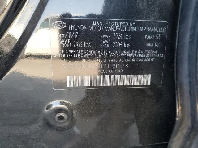 2018 HYUNDAI ELANTRA SE