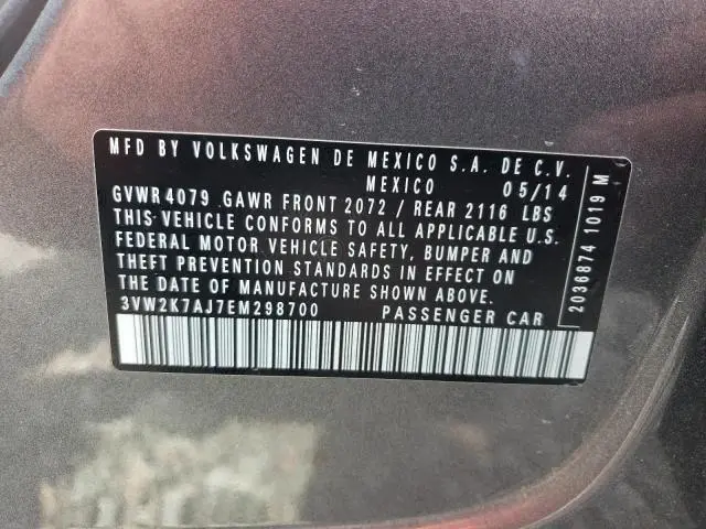 2014 VOLKSWAGEN JETTA BASE  