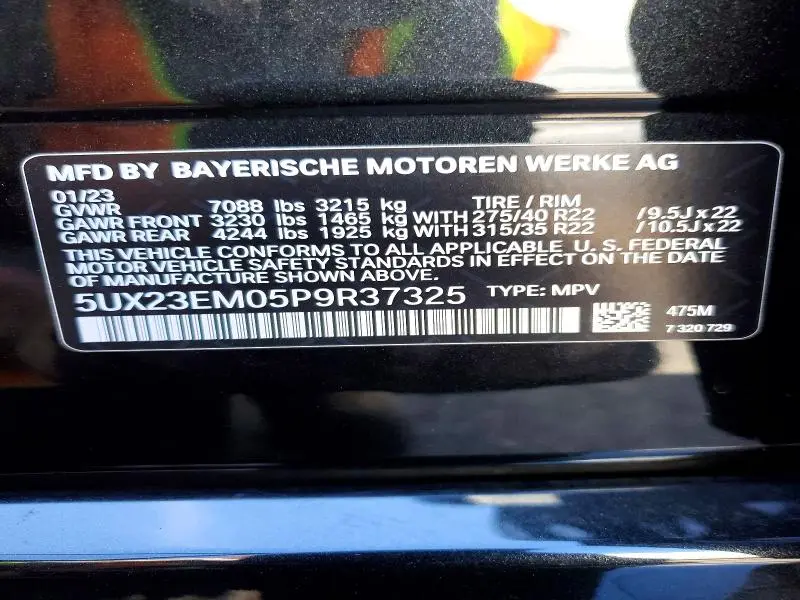 2023 BMW X7 XDRIVE40I  