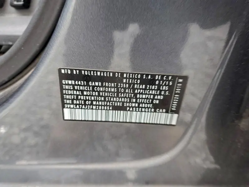 2015 VOLKSWAGEN JETTA TDI  