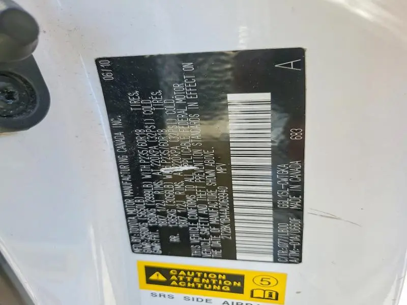 2010 LEXUS RX 350  